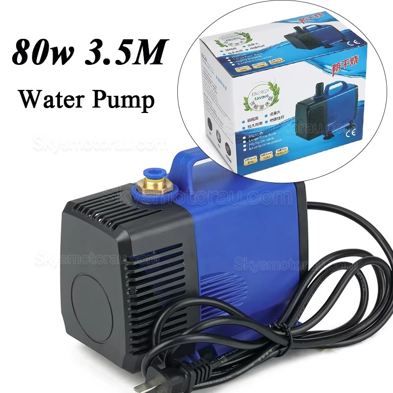 80W 220V 3500L/H CNC Spindle Motor Water Pump for Water Cooled Spindle Motor
